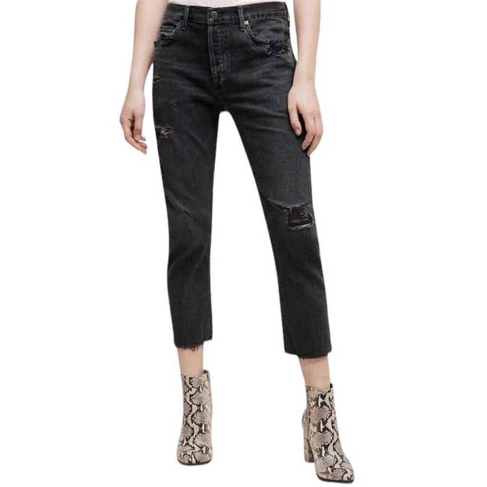 Citizens of Humanity Corey Slouchy Slim Black Hawk 28 NWT